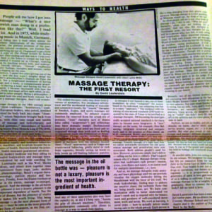 old newspaper article